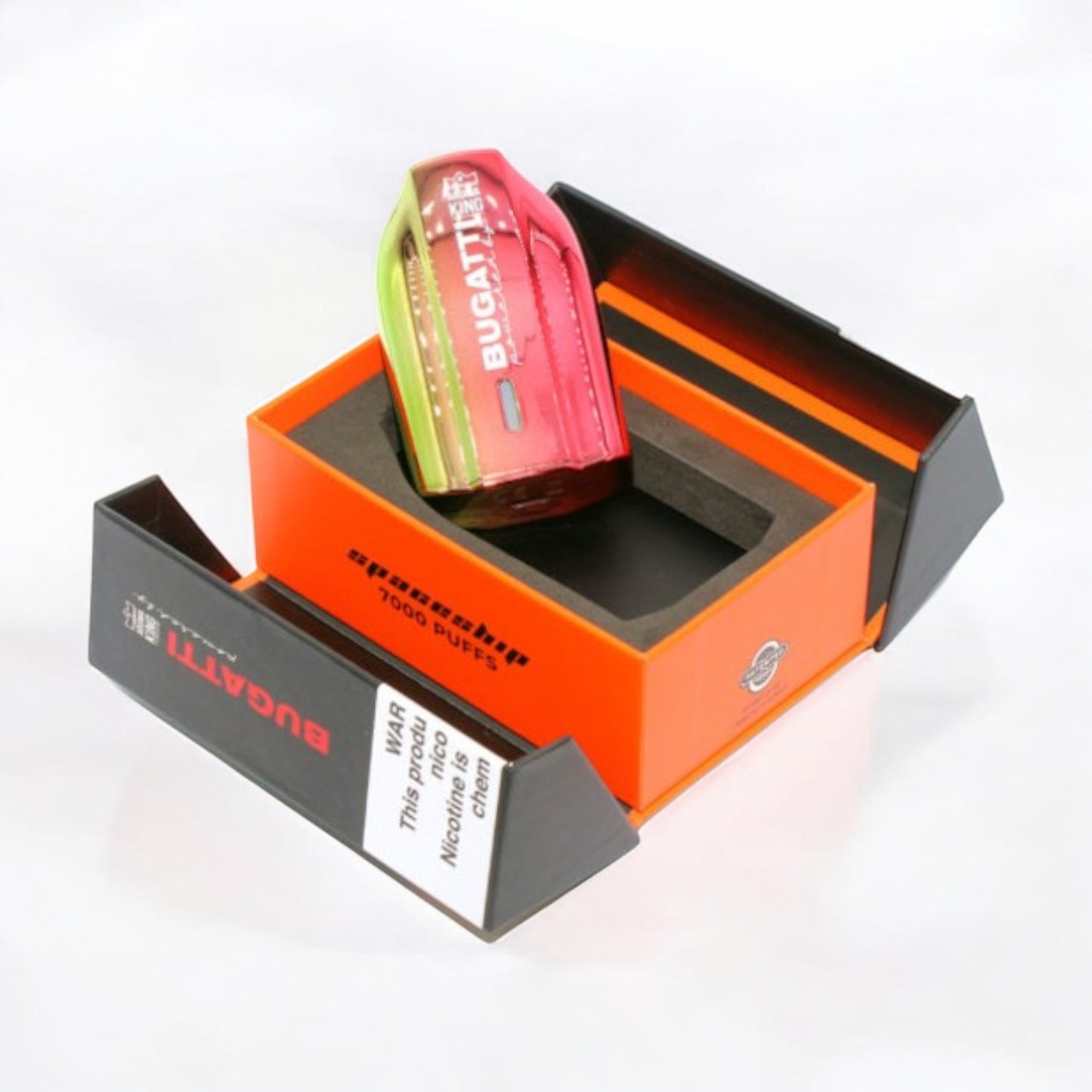 Aroma King Bugatti 7000 Blue Raz Ice - Maliny z mentolem